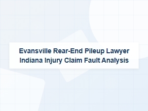 Evansville Rear-End Pileup: Determining Fault in Indiana
