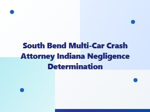 South Bend Multi-Car Crash Attorney: Indiana Fault Determination