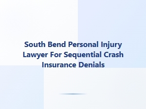 South Bend Personal Injury Lawyer for Sequential Crash Denials